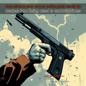 Read more about the article Amo aims to stop former police guns resold by dealers from being used to commit crimes