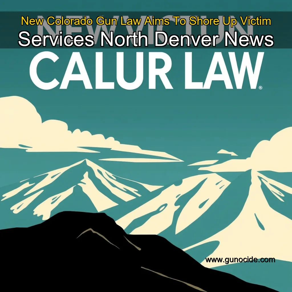 You are currently viewing New Colorado Gun Law Aims To Shore Up Victim Services  North Denver News