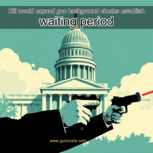 Read more about the article Bill would expand gun background checks  establish waiting period