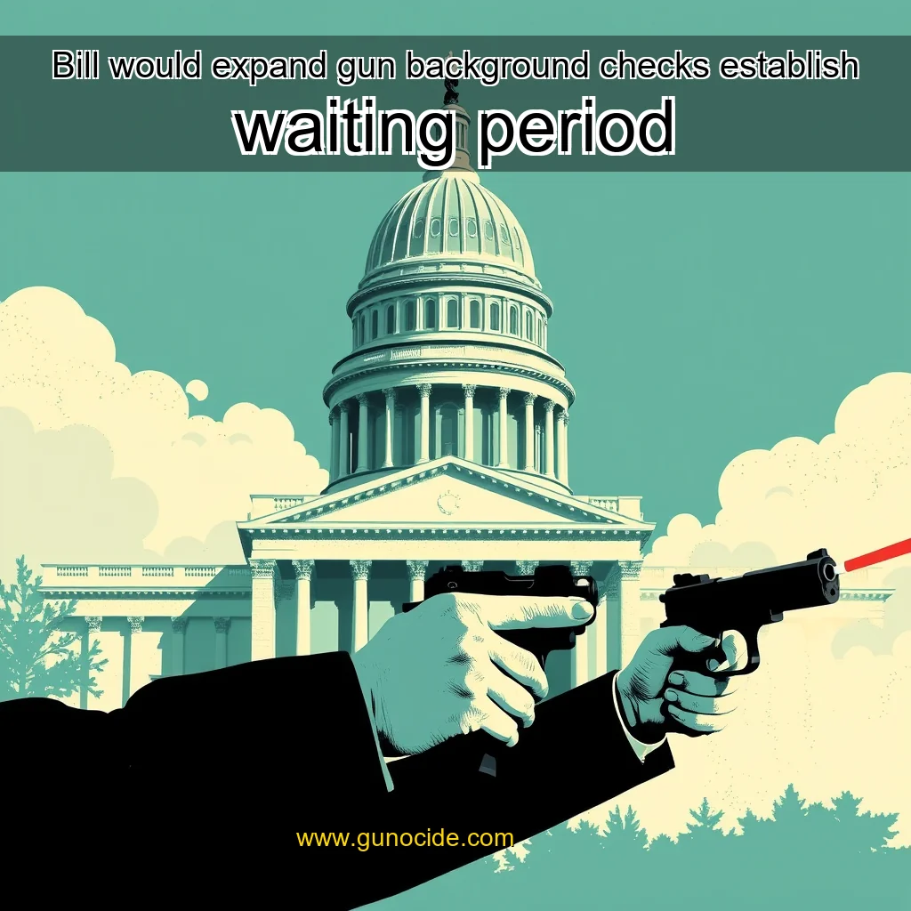 You are currently viewing Bill would expand gun background checks  establish waiting period