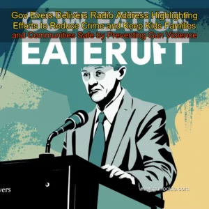 Read more about the article Gov  Evers Delivers Radio Address Highlighting Efforts to Reduce Crime and Keep Kids  Families  and Communities Safe by Preventing Gun Violence