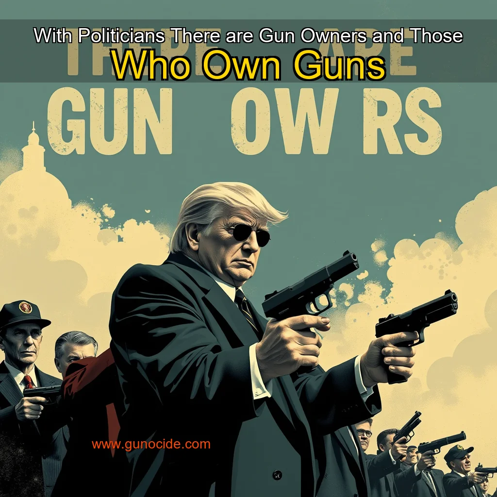 You are currently viewing With Politicians  There are Gun Owners and Those Who Own Guns
