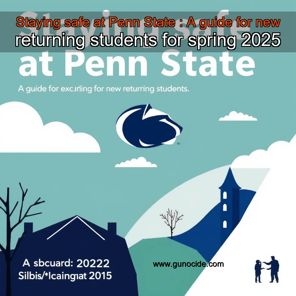 You are currently viewing Staying safe at Penn State : A guide for new  returning students for spring 2025