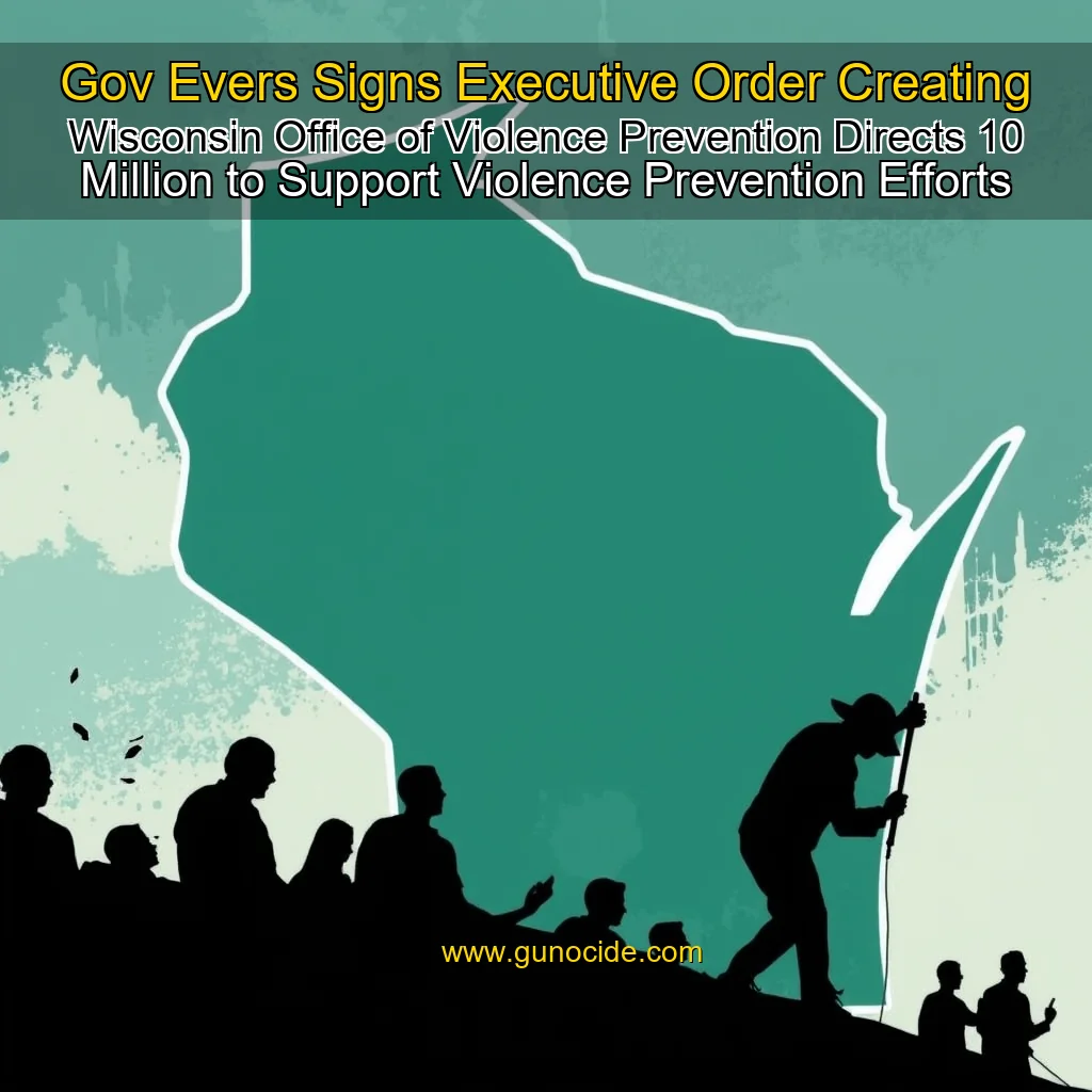 You are currently viewing Gov  Evers Signs Executive Order Creating Wisconsin Office of Violence Prevention  Directs 10 Million to Support Violence Prevention Efforts Statewide