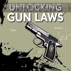 Read more about the article Unlocking Louisiana Gun Laws : Concealed Carry Class In Eunice