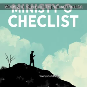 Read more about the article Ministry to release dating abuse checklist