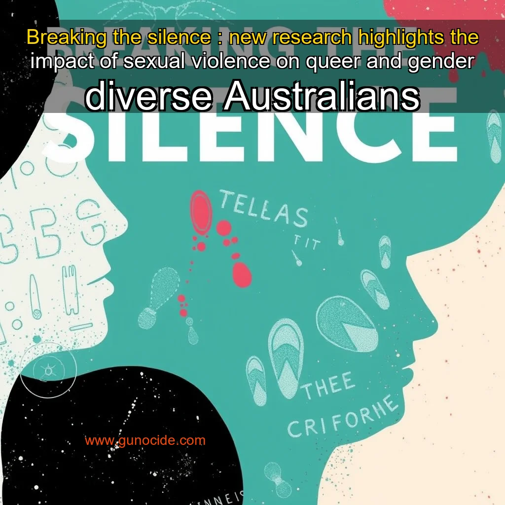 You are currently viewing Breaking the silence : new research highlights the impact of sexual violence on queer and gender  diverse Australians