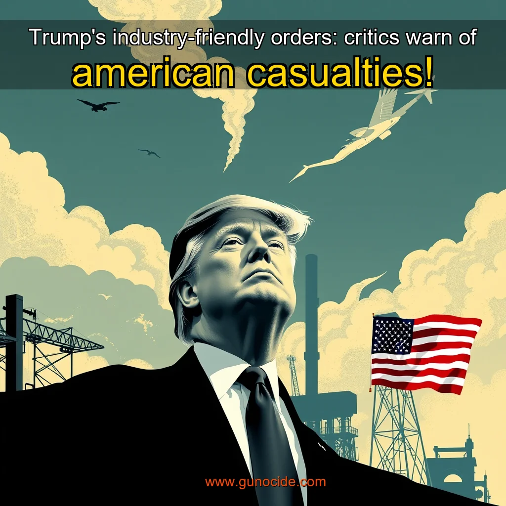 You are currently viewing Trump’s industry-friendly orders: critics warn of american casualties!