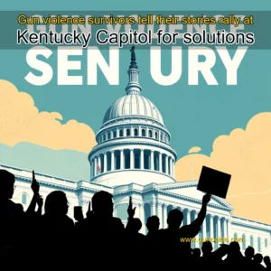 Read more about the article Gun violence survivors tell their stories  rally at Kentucky Capitol for solutions