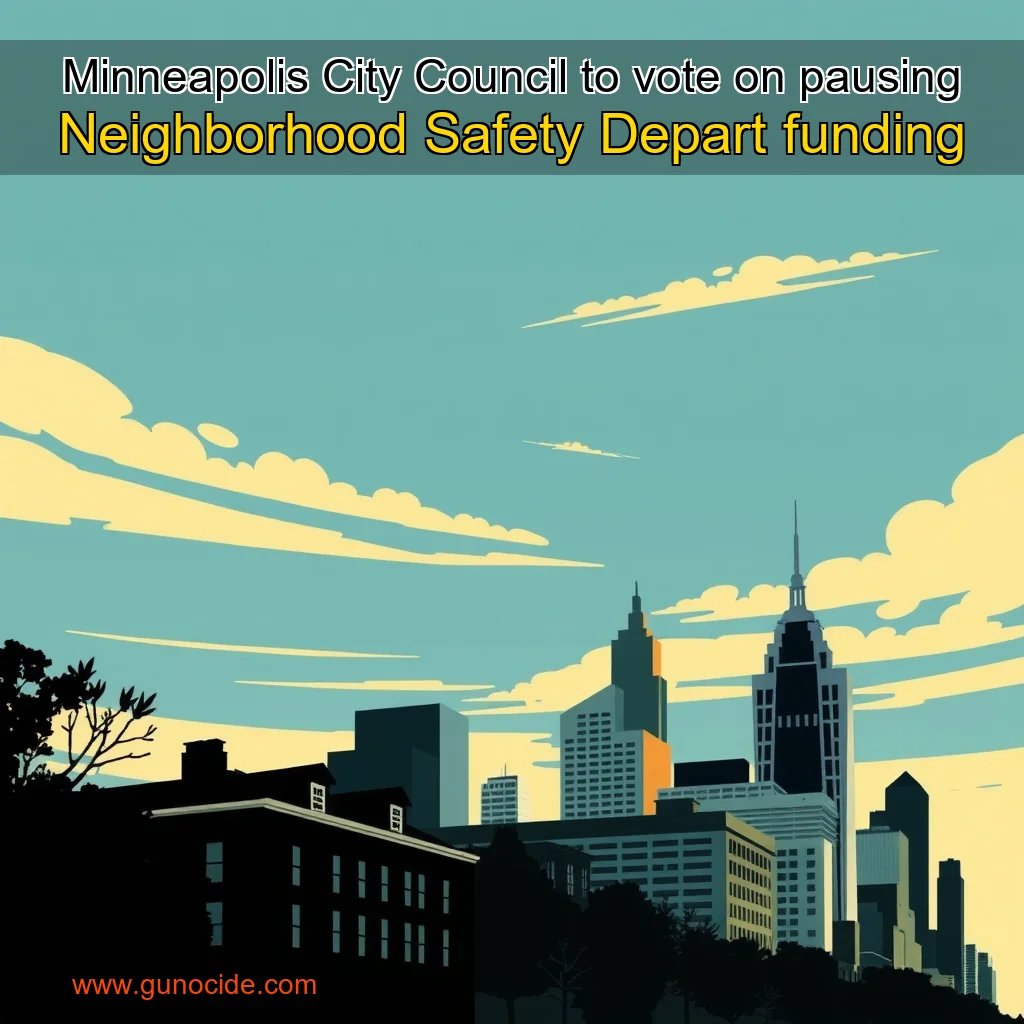 You are currently viewing Minneapolis City Council to vote on pausing Neighborhood Safety Depart  funding