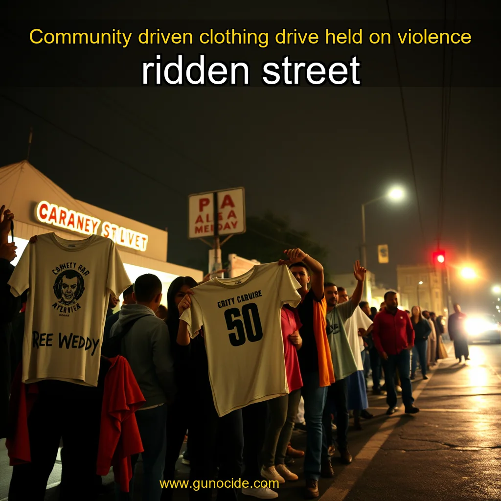 Read more about the article Community  driven clothing drive held on violence  ridden street