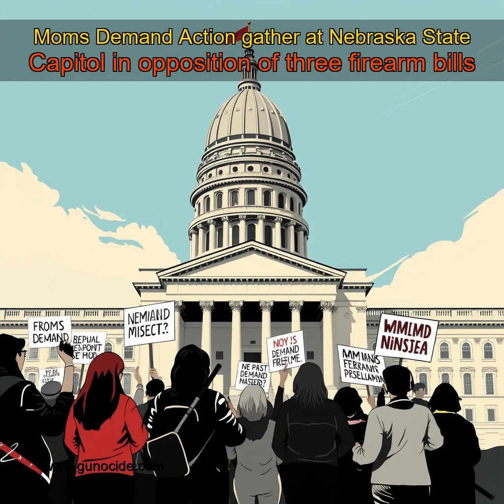 Read more about the article Moms Demand Action gather at Nebraska State Capitol in opposition of three firearm bills