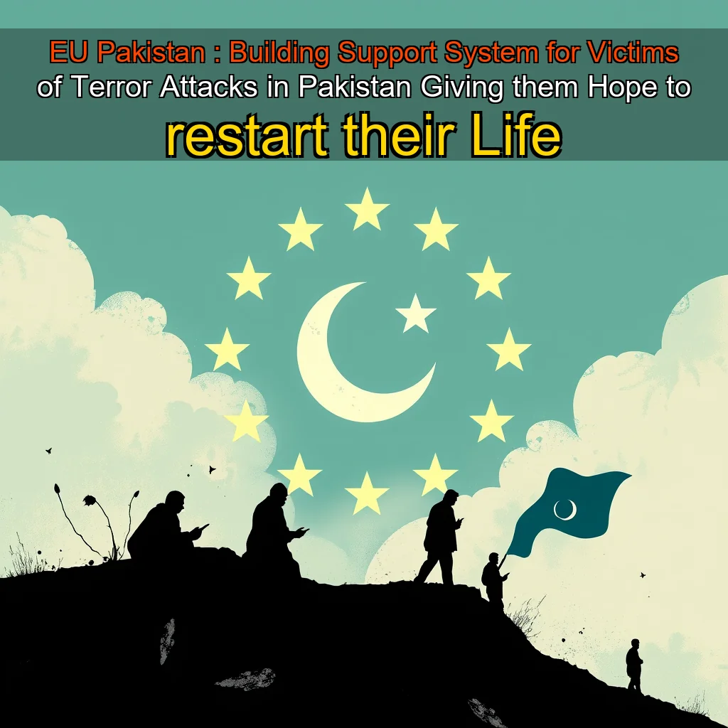 You are currently viewing EU  Pakistan : Building Support System for Victims of Terror Attacks in Pakistan  Giving them Hope to restart their Life