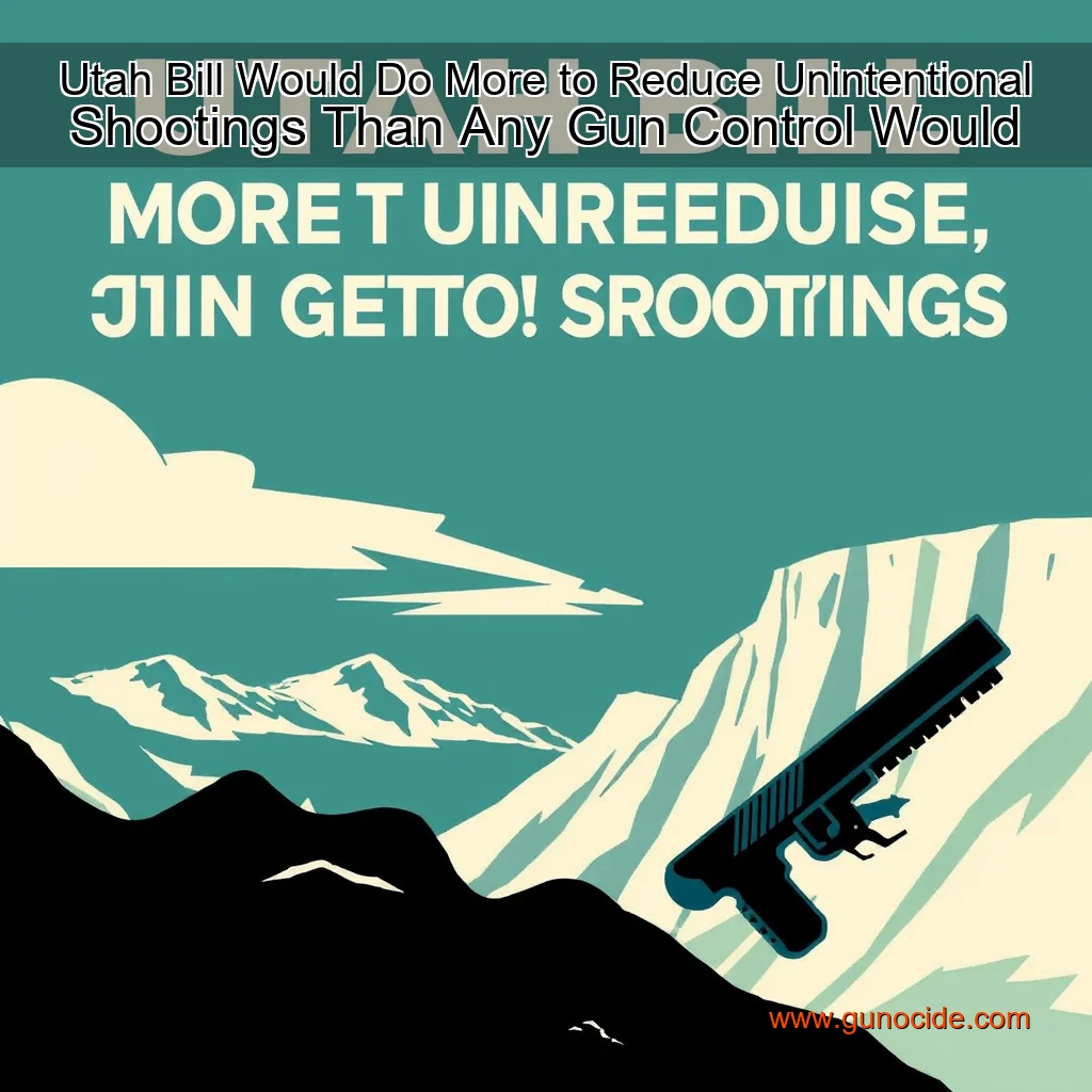 You are currently viewing Utah Bill Would Do More to Reduce Unintentional Shootings Than Any Gun Control Would