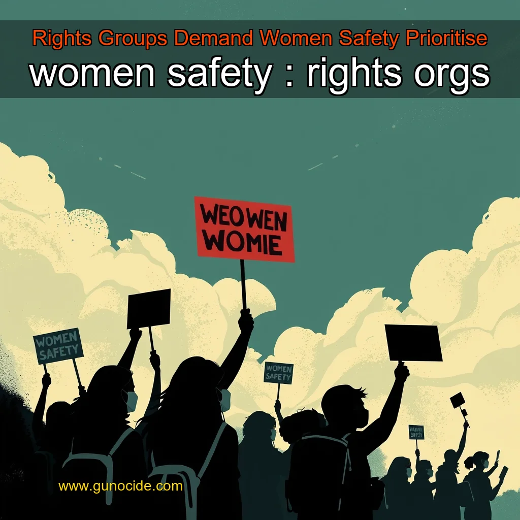 Read more about the article Rights Groups Demand Women Safety  Prioritise women safety : rights orgs