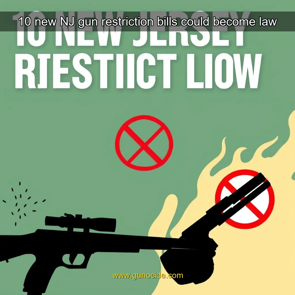 Read more about the article 10 new NJ gun restriction bills could become law