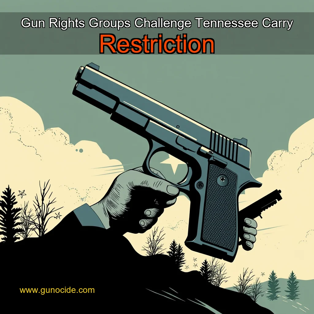 Read more about the article Gun Rights Groups Challenge Tennessee Carry Restriction