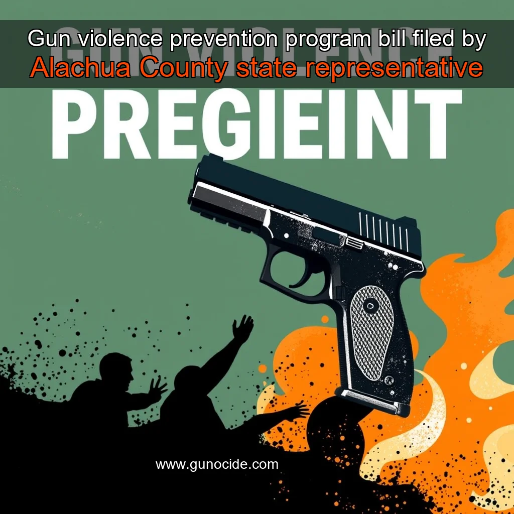 Read more about the article Gun violence prevention program bill filed by Alachua County state representative