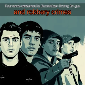 Read more about the article Four teens sentenced in Rensselaer County for gun and robbery crimes