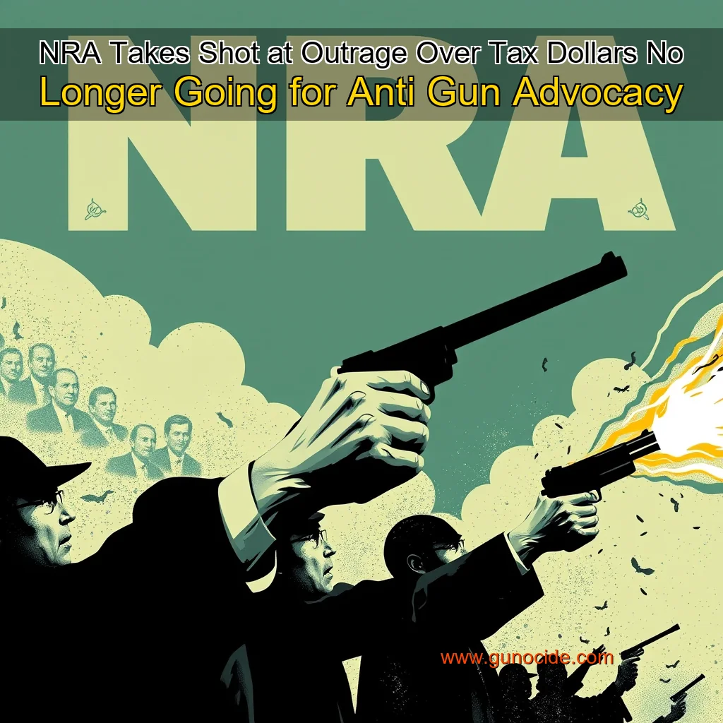 Read more about the article NRA Takes Shot at Outrage Over Tax Dollars No Longer Going for Anti  Gun Advocacy