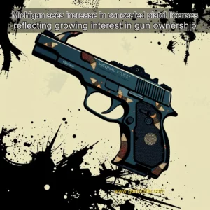 Read more about the article Michigan sees increase in concealed pistol licenses  reflecting growing interest in gun ownership