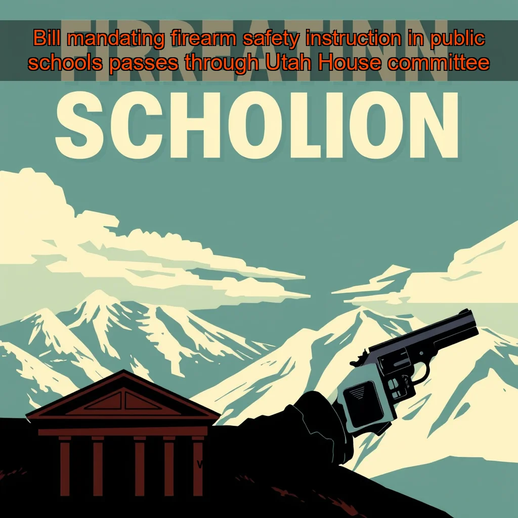You are currently viewing Bill mandating firearm safety instruction in public schools passes through Utah House committee