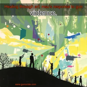 Read more about the article Healing through art: msu’s response to gun violence.