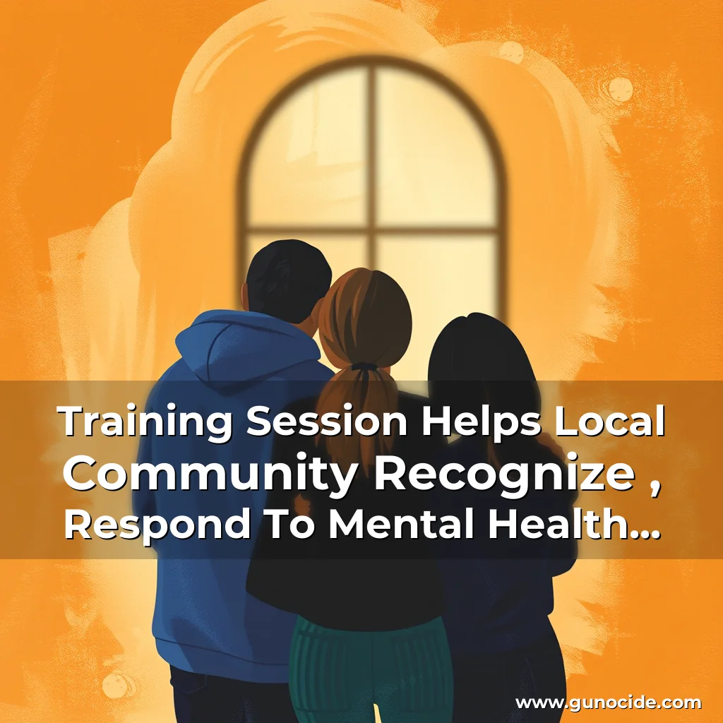 Read more about the article Training Session Helps Local Community Recognize , Respond To Mental Health Challenges
Training Session Helps Local Community Recognize, Respond To Mental Health Challenges.
