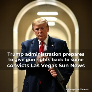 Read more about the article Trump administration prepares to give gun rights back to some convicts  Las Vegas Sun News