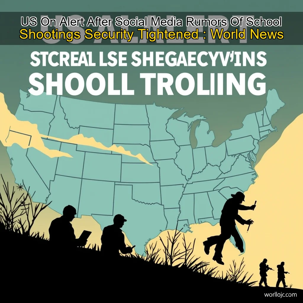 Read more about the article US On Alert After Social Media Rumors Of School Shootings  Security Tightened : World News