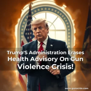 Read more about the article Trump’S Administration Erases Health Advisory On Gun Violence Crisis!