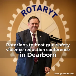 Read more about the article Rotarians to host gun safety  violence reduction conference in Dearborn