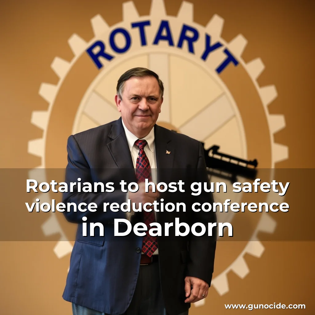 Read more about the article Rotarians to host gun safety  violence reduction conference in Dearborn