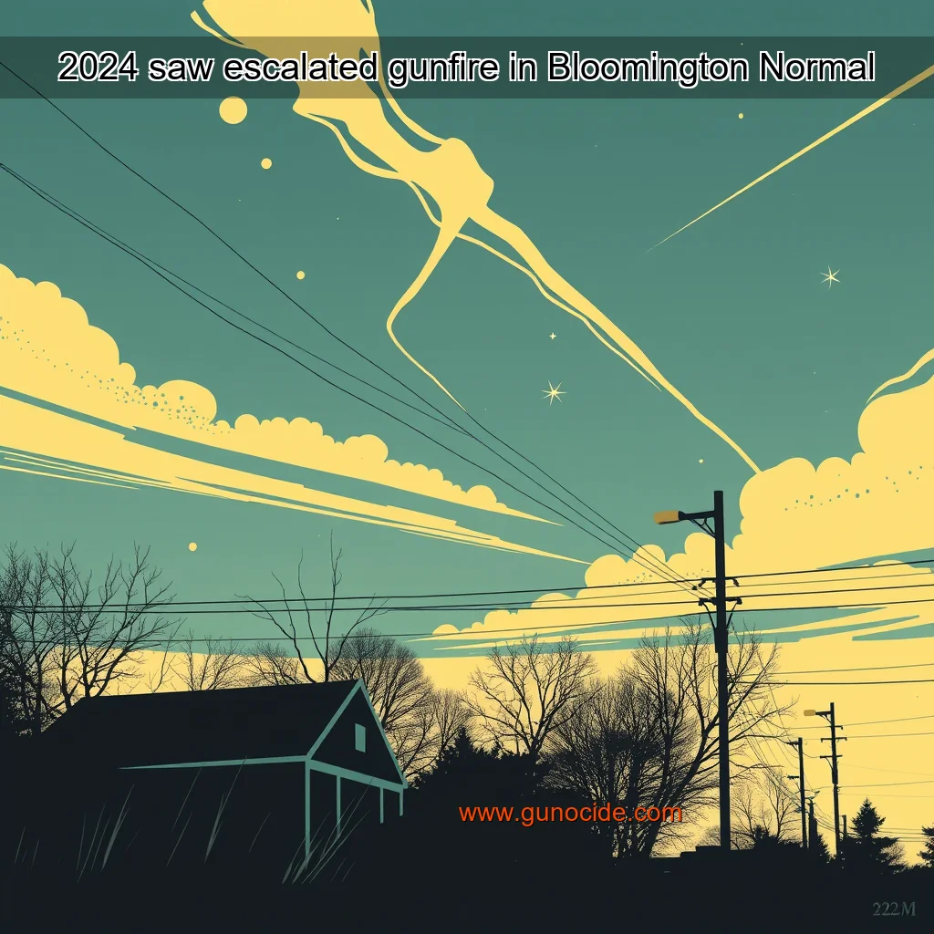 You are currently viewing 2024 saw escalated gunfire in Bloomington  Normal