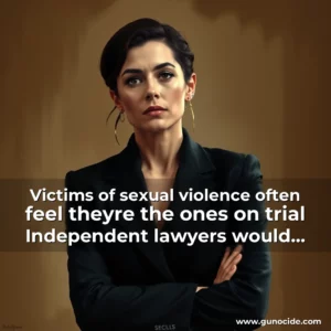 Read more about the article Victims of sexual violence often feel theyre the ones on trial  Independent lawyers would help