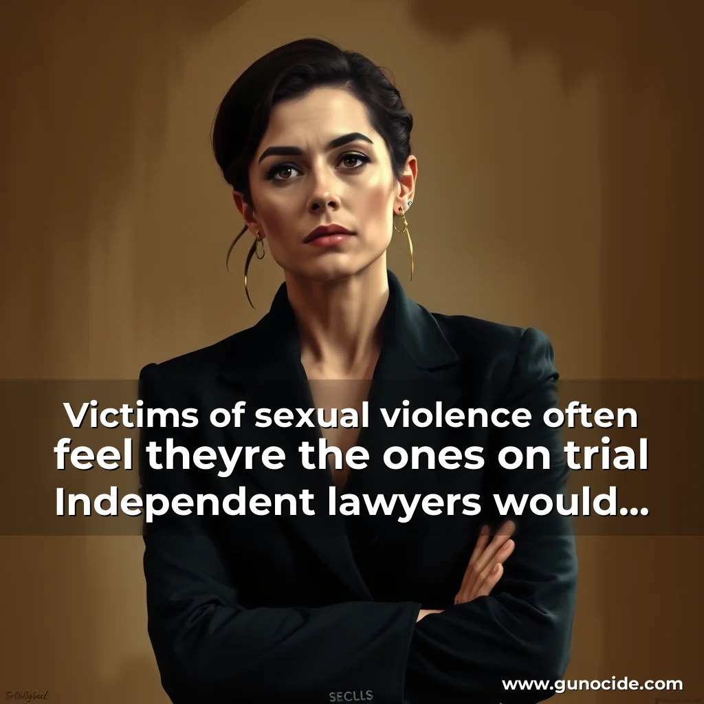 Read more about the article Victims of sexual violence often feel theyre the ones on trial  Independent lawyers would help