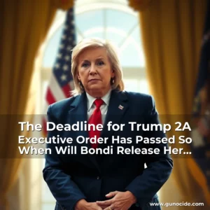 Read more about the article The Deadline for Trump 2A Executive Order Has Passed  So When Will Bondi Release Her Findings