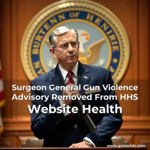 Read more about the article Surgeon General Gun Violence Advisory Removed From HHS Website  Health