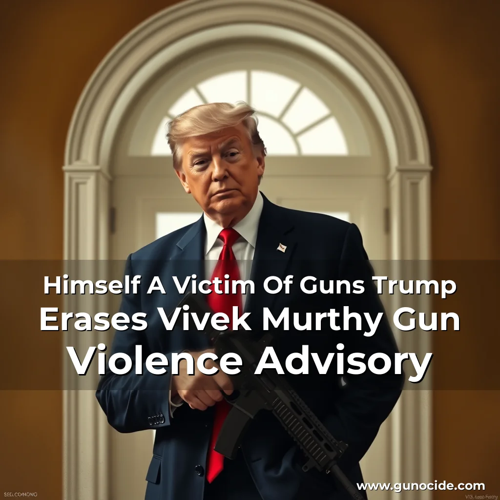 Read more about the article Himself A Victim Of Guns  Trump Erases Vivek Murthy Gun Violence Advisory