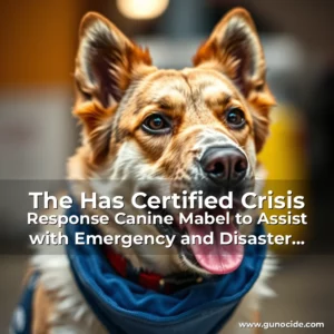 Read more about the article The Has Certified Crisis Response Canine Mabel to Assist with Emergency and Disaster Operations