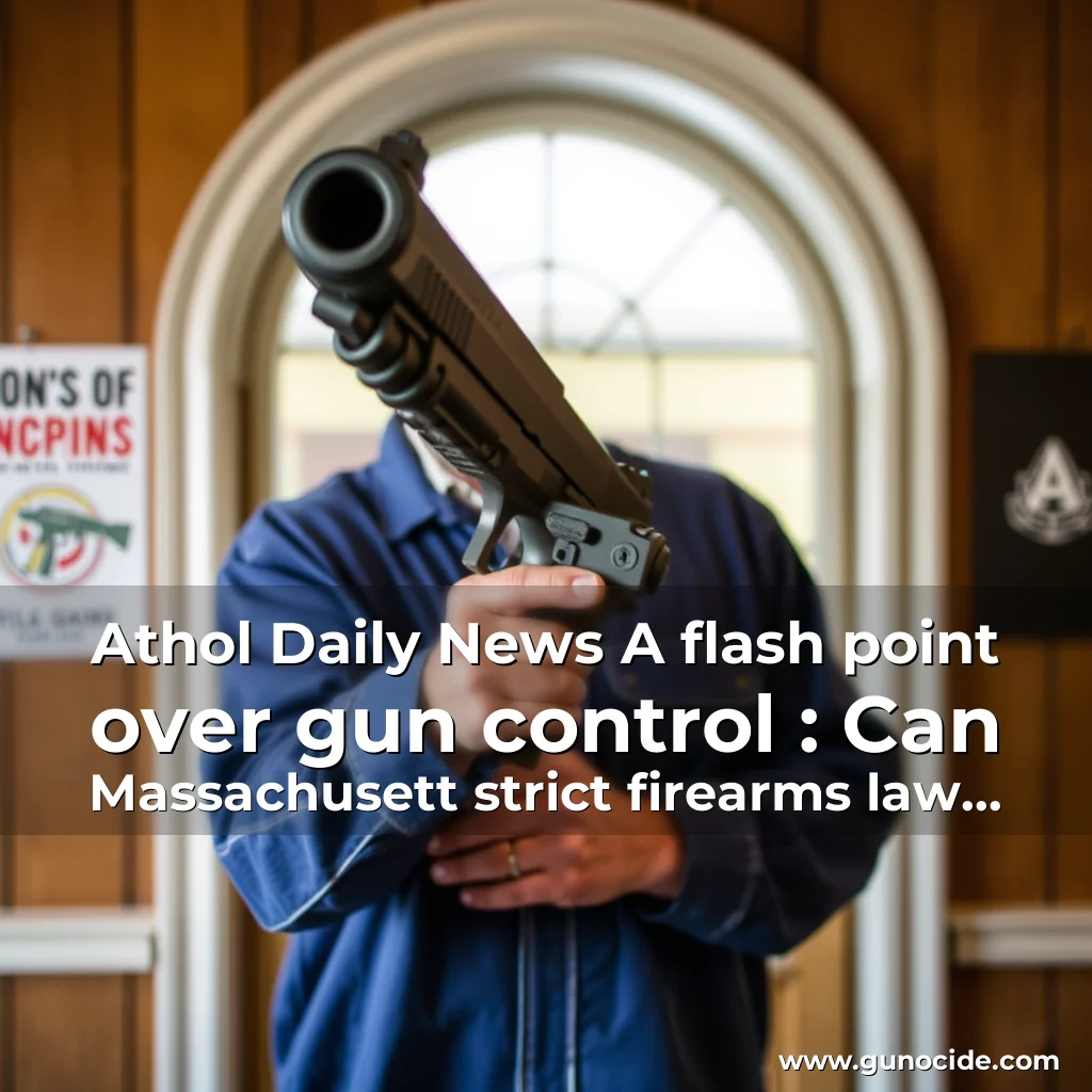 Read more about the article Athol Daily News  A flash point over gun control : Can Massachusett strict firearms law survive the 2026 ballot