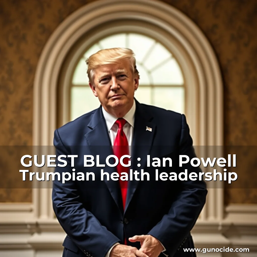 Read more about the article GUEST BLOG : Ian Powell  Trumpian health leadership