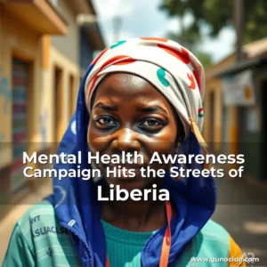 Read more about the article Mental Health Awareness Campaign Hits the Streets of Liberia